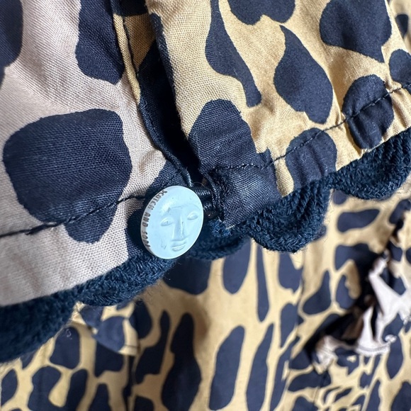 Scotch R'Belle Girls Size 14 Animal Print Cotton Long Sleeve Ruffle Top Leopard - Picture 5 of 8